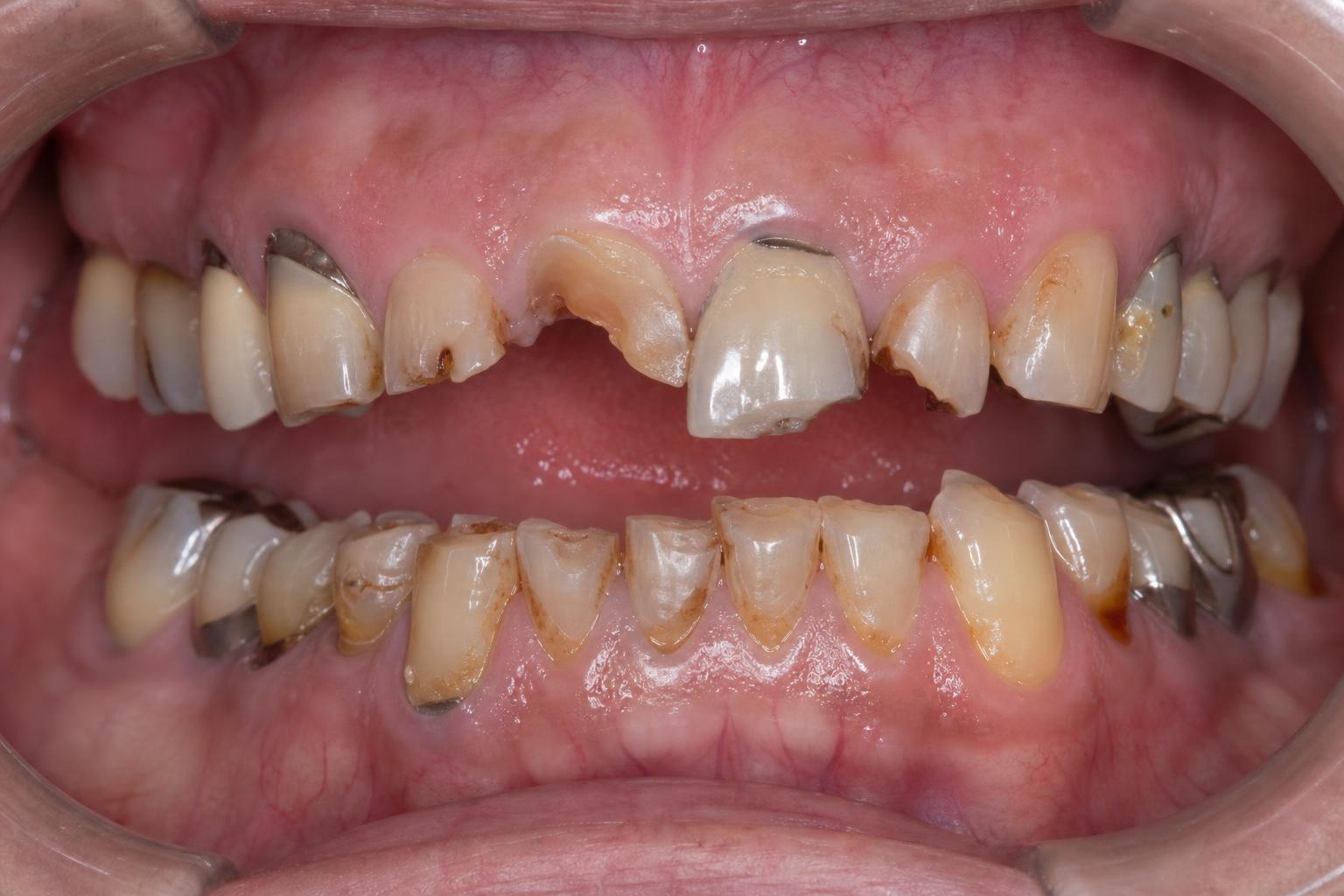 Full Mouth Rehabilitation before